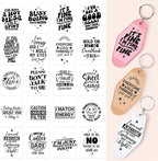 KACIOLA STUDIO Sarcastic UV DTF Wrap Stickers-80PCS Black Humorous Theme UV DTF by KaciolaStudio