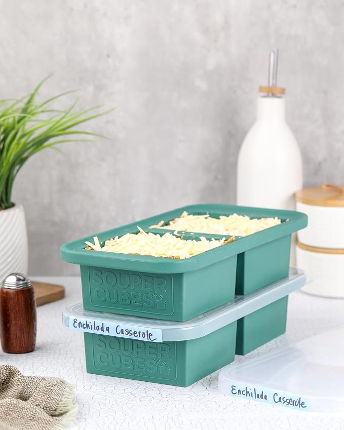Souper Cubes 2 Cup Silicone Freezer Mold, Oven and Microwave Safe, Casseroles - Image 2