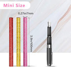 Manarty Glitter Color Hot Glue Stick, Adhesive EVA Glue Sticks Standard - Image 2