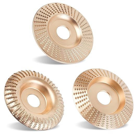 Pomsare 3PCS Angle Grinder Polishing Pad, Wood Carving Disc Set by ProCarvingDiscManufacturer