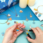 MARFOREVER 40 Pcs/20 Pairs Hanukkah Charms - Image 6