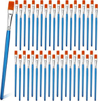 1/2 inch Flat Paint Brushes for Acrylic Painting, Watercolor, Face Body Art by GACDR
