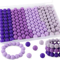 150Pcs Silicone Beads 15mm Mix Color, Bulk Silicone Beads 15mm by Kovict