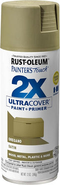 Rust-Oleum 334077 Painter's Touch 2X Ultra Cover Spray Paint, 12 oz, Satin by Rust-Oleum