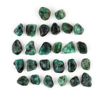 ColouredRocks 100 carats Green Emerald Tumbled Crystals, Raw Stones, Rough - Image 2