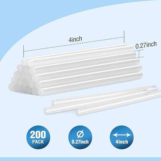 WORKPRO Hot Glue Sticks, Compatible - Image 2