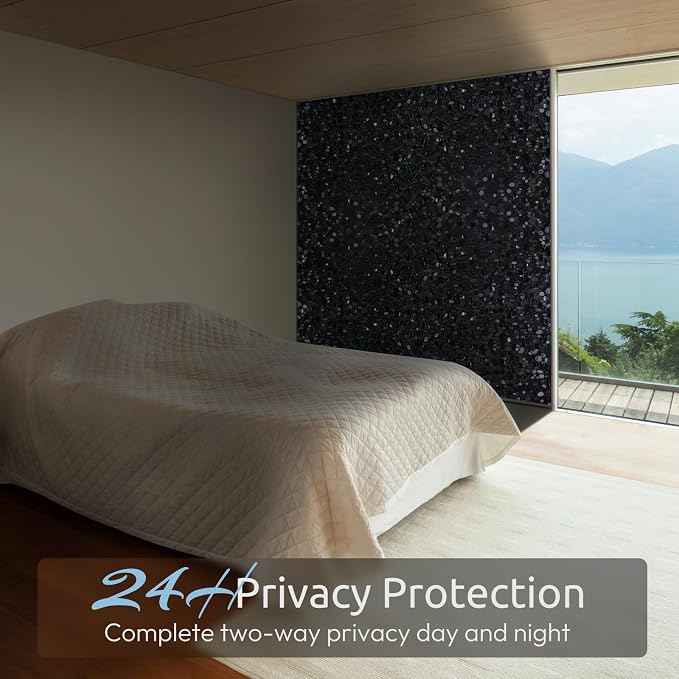 rabbitgoo Total Blackout Window Privacy Film, Sun Light Blocking Privacy Window - Image 9