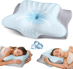 Cervical Neck Pillow for Pain Relief by Ylekto