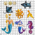 Mermaid and Sea Creatures Clay Molds - Image 6