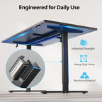 Agilestic Electric Standing Desk, 55 x 28 Inches Height Adjustable Desk - Image 5
