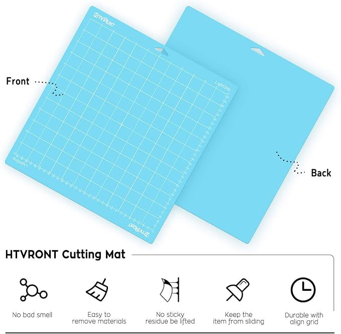HTVRONT Light Grip Cutting Mat, 3 Pack Cutting Mat 12x12 Compatible - Image 3