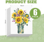 ESRICH Canvas for Painting 18x24 Inch, 6 Pack Canvas Boards for Painting Cotton - Image 2
