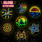klmars Kids Wooden Painting Kit-Glow in The Dark-Arts & Crafts Gifts - Image 3