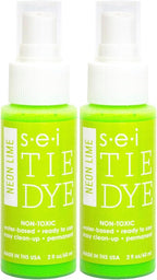 S.E.I. Neon Lime Tie Dye Spray Bottle: 2oz. Non Toxic Fabric Dye Spray by SEI