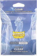 Dragon Shield - Standard Perfect Fit Thick Inner Sleeves - - Clear by DragonShield