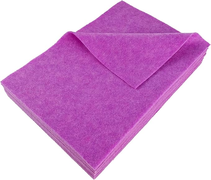 Jtnohx Color Felt, Soft Felt Sheets, 1.4mm Thick 8"x12" Handicraft Felt Fabrics by Jtnohx