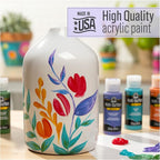 FolkArt Multi-Surface Satin Acrylic Paint in Assorted Colors, 16 oz, Medium - Image 4