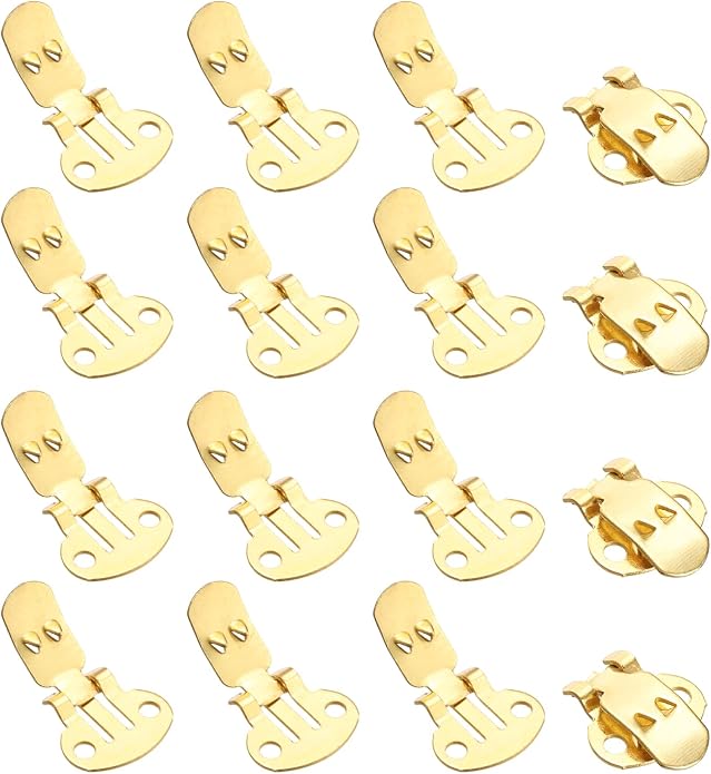 Stainless Steel Flat Blank Shoe Clips, Flat Blank Shoe Clips Bulk Supplies by YELARXI