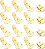 Stainless Steel Flat Blank Shoe Clips, Flat Blank Shoe Clips Bulk Supplies by YELARXI
