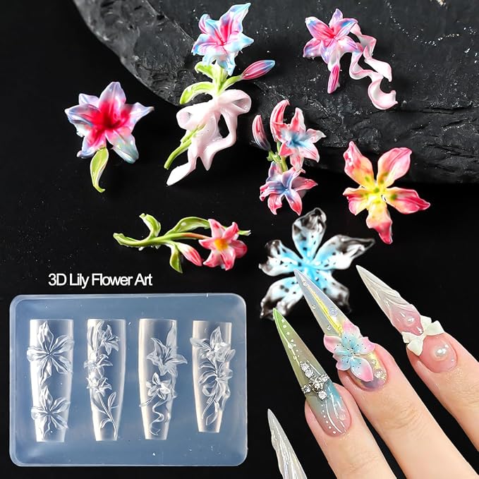 3D Flowers Nail Molds - Image 6
