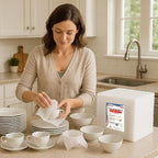 Mighty Gadget 100-Pack Foam Packing Sheets, Pre-Cut Non-Abrasive Cushioning - Image 9