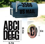300 Pieces 30 Sheets Letter Stickers, Self Adhesive Vinyl Waterproof Mailbox - Image 2