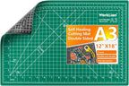 Worklion Self Healing Craft Mat: 18"x12" Rotary Cutting Mat by WORKLION