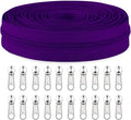 Sawoake #3 Nylon Coil Zippers by The Yard Bulk 10 Yards by Zipper