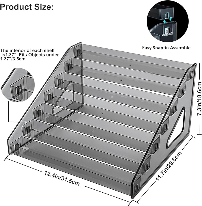 Acrylic Paint Organizer, Painting Bottle Holder, Acrylic Paint Storage Organizer - Image 3