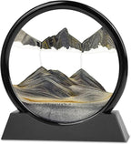 Meeitec Moving Sand Art, 3D Liquid Motion Deep Sea Sandscape Color Quicksand by Meeitec
