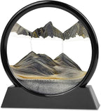Meeitec Moving Sand Art, 3D Liquid Motion Deep Sea Sandscape Color Quicksand by Meeitec