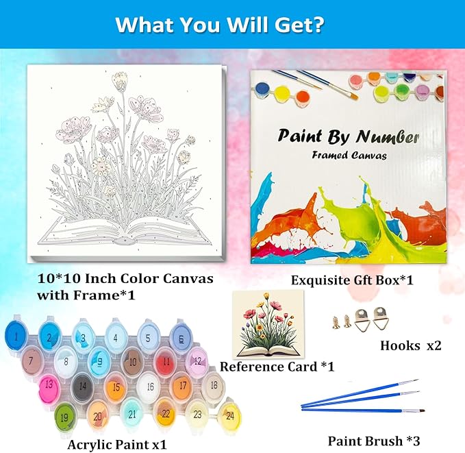 Artunion Framed Paint by Numbers Kit - Image 4
