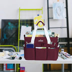 JJRING Craft Organizer Tote Bag, Large Art Storage Caddy - Image 7