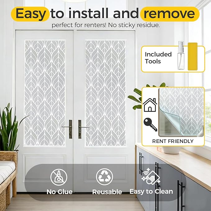 OHTMERU Window Privacy Film Decorative - Image 5