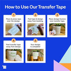 TapeManBlue Paper Transfer Tape - Image 7
