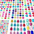 Elwish 365pcs Round Jewels Stickers Gem Stickers Rhinestone by Elwish