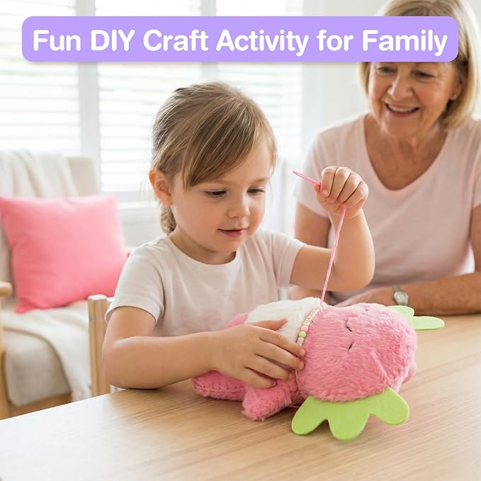 Avenir My First Sewing Kit for Kids Ages 6-8 | Learn to Sew Stuffed Animal - Image 5