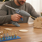 MONVICT Hot Melt Glue Gun with 7 Copper Nozzles, Heavy Duty | 3 Silicone Finger - Image 2