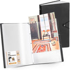 JoyCat 18 x 24 Art Portfolio Binder, 30 Acid-Free Clear Pockets Art Folder by JOYCAT