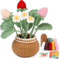 kgxulr Crochet Kit for Beginners, Strawberry Crochet Kit Beginner Crochet by kgxulr