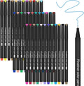 Journal Planner Pens 36 Vibrant Colors, 0.4mm Fine Point Markers by Unknown