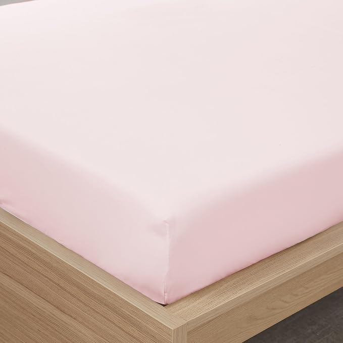 Twin XL Fitted Sheet Only with Full Elastic & Built in Corner Sheet Straps to - Image 4