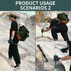 15 PCS Geology Rock Pick Hammer Kit, 22oz Hammer & Digging Chisels - Image 5