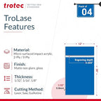 Trotec TroLase | 12"x20"x1/8", Guillotine | Made in USA - Image 2