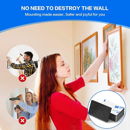 100 Pcs Double Sided Adhesive Pads, Heavy Duty Mounting Tape, 3mm Thickness - Image 3
