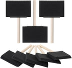 Bates- Foam Paint Brushes, 4 Inch, 8 Pack, Wooden Handle | Sponge Brushes - Image 9