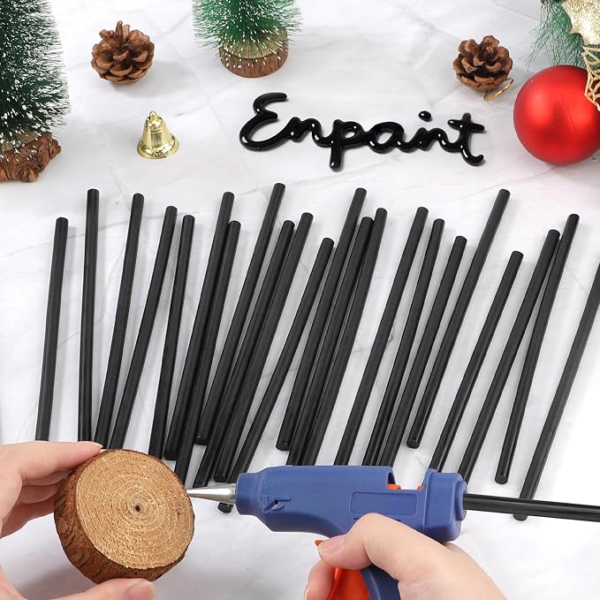 72 Pack Black Hot Glue Sticks Bulk, 0.27" Dia x 8" Long Black Glue Sticks - Image 7