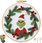 BBLYBD Christmas Embroidery Kit, 1 Set Cross Stitch Craft Kit - Image 8