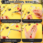 Tondiamo 2823 Pcs Graduation Bead Keychain DIY Craft Making Kit Class of 2026 - Image 2