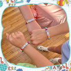 Tondiamo 613 Pcs 10 Set Back to School DIY Friendship Bracelets Making Kit 8mm - Image 6